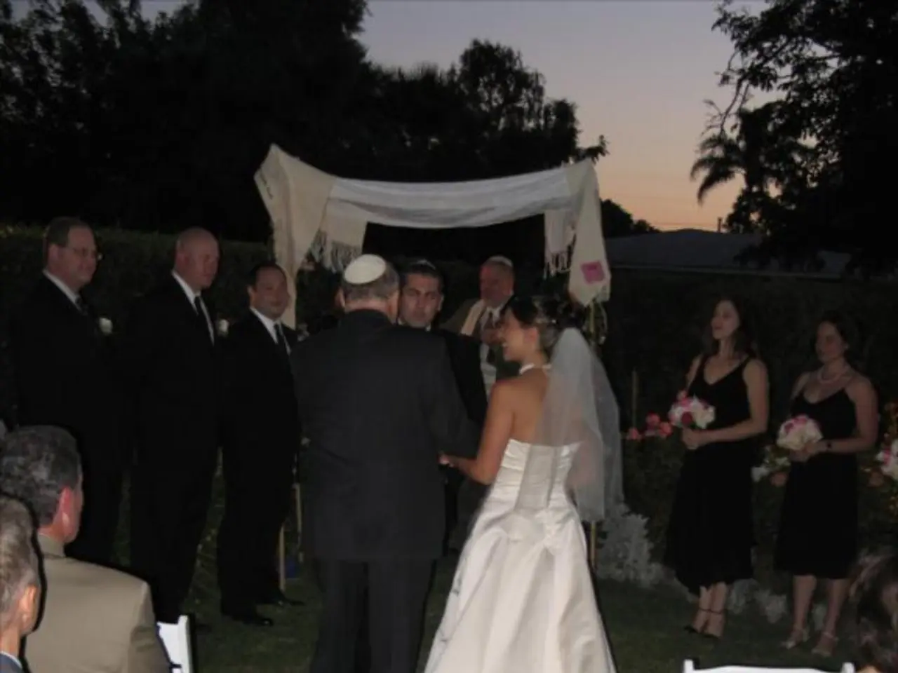 The matrimonial ceremony of Bezos