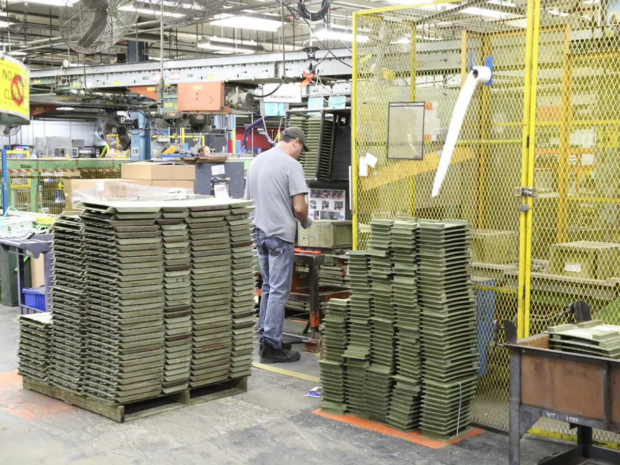 Factory production contracts for the fifth consecutive month, though at a somewhat lesser rate,...