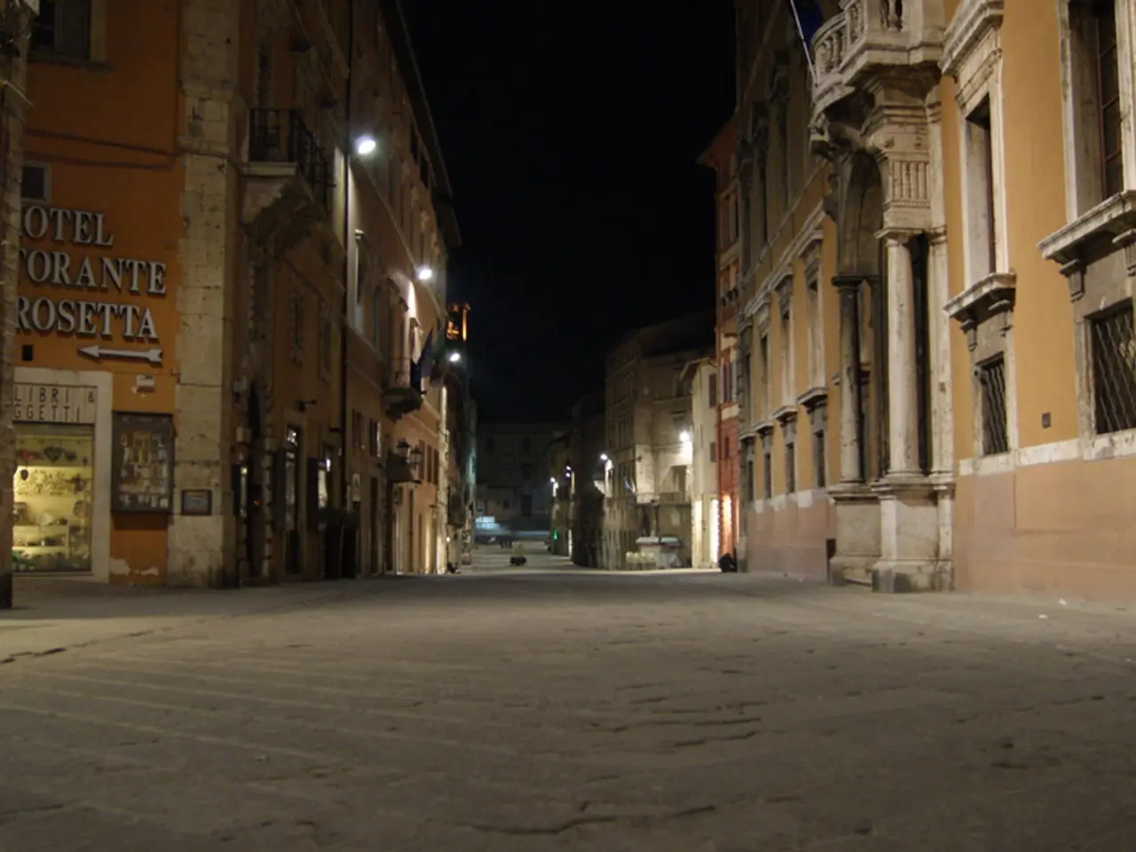 Construction on a new business structure along Freiberger Street