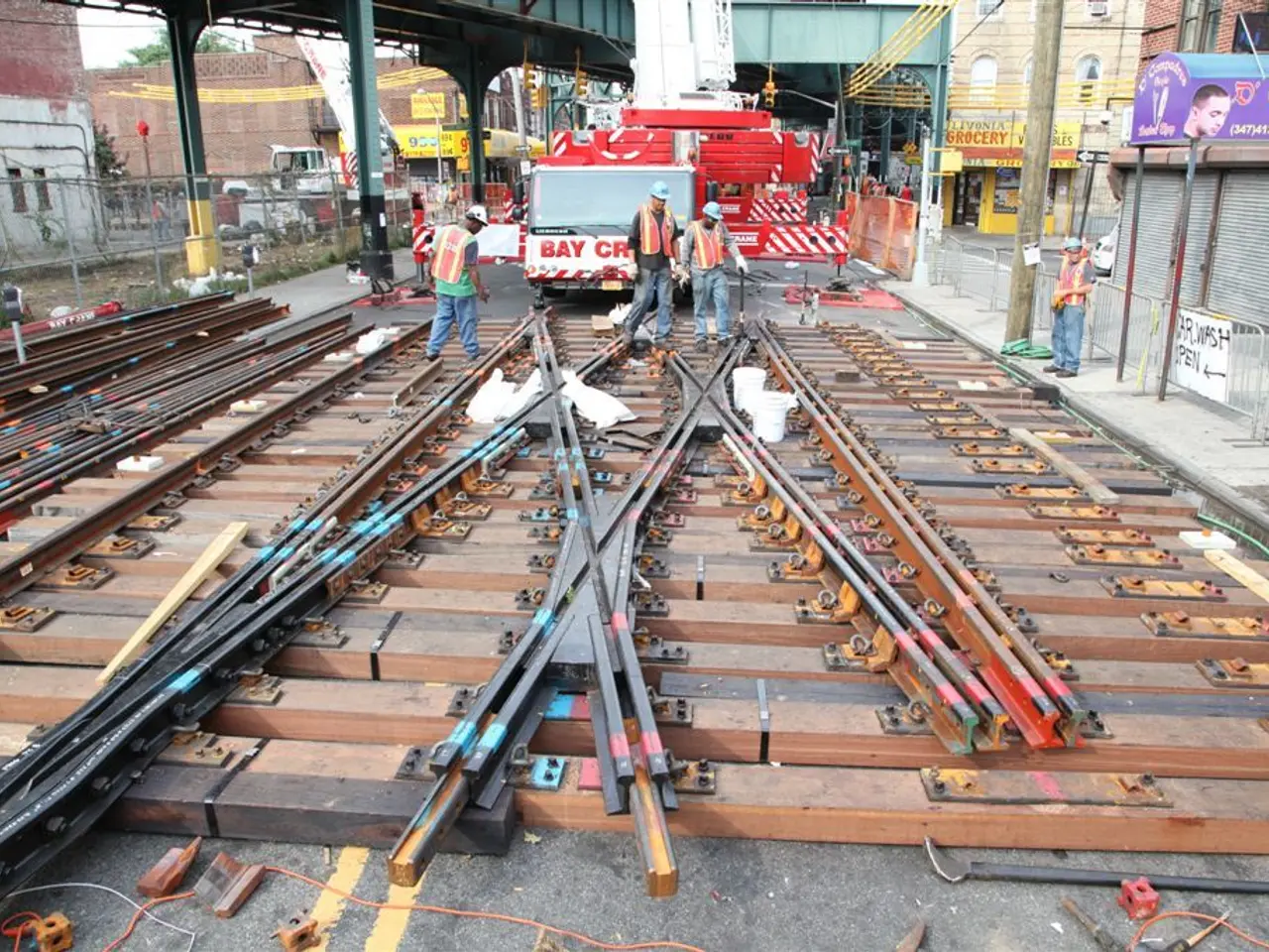 Railway construction project linking Hamburg and Hannover proceeding without alternate plans for...