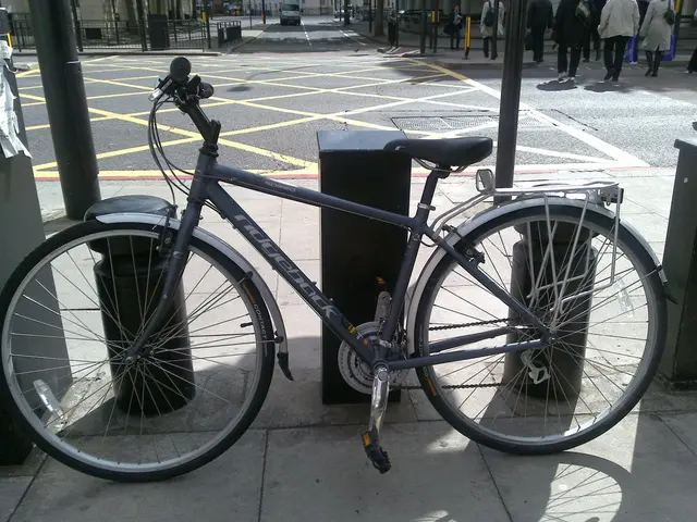 Traffic Halt: Individual Stops Vehicles at Guildstraße
