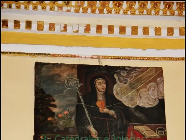 This is the frame, which is attached to the wall. I can see the watermark on the image.