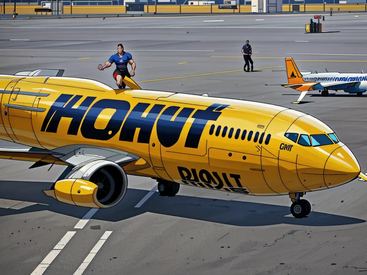Title: Spirit Airlines Plane Held on Tarmac at Fort Lauderdale-Hollywood International Airport