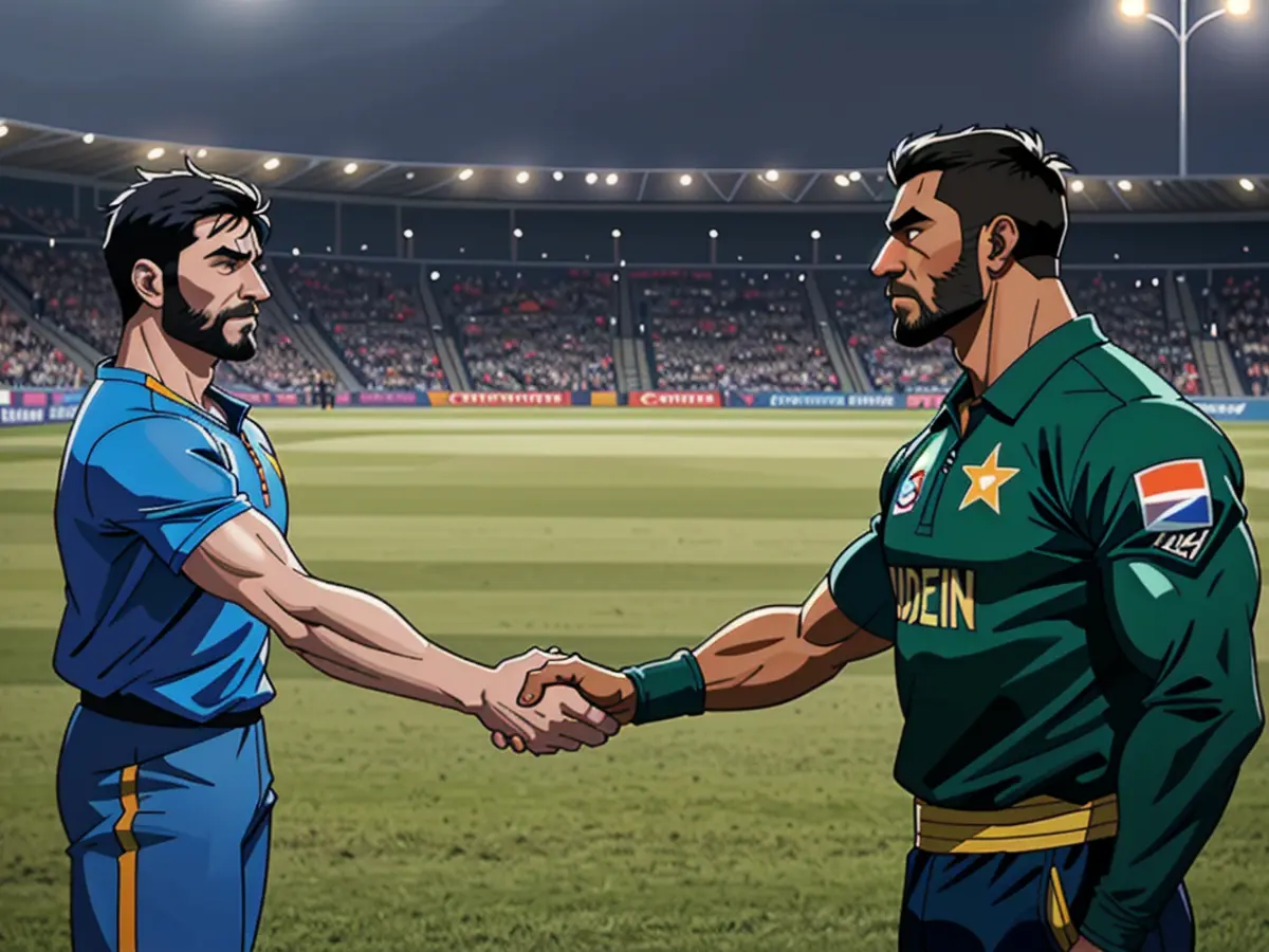 India versus Pakistan in the ICC Men's Cricket World Cup 2023 in India