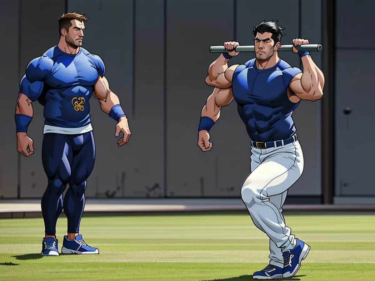 Dodgers of Los Angeles Engage in Physical Training Session